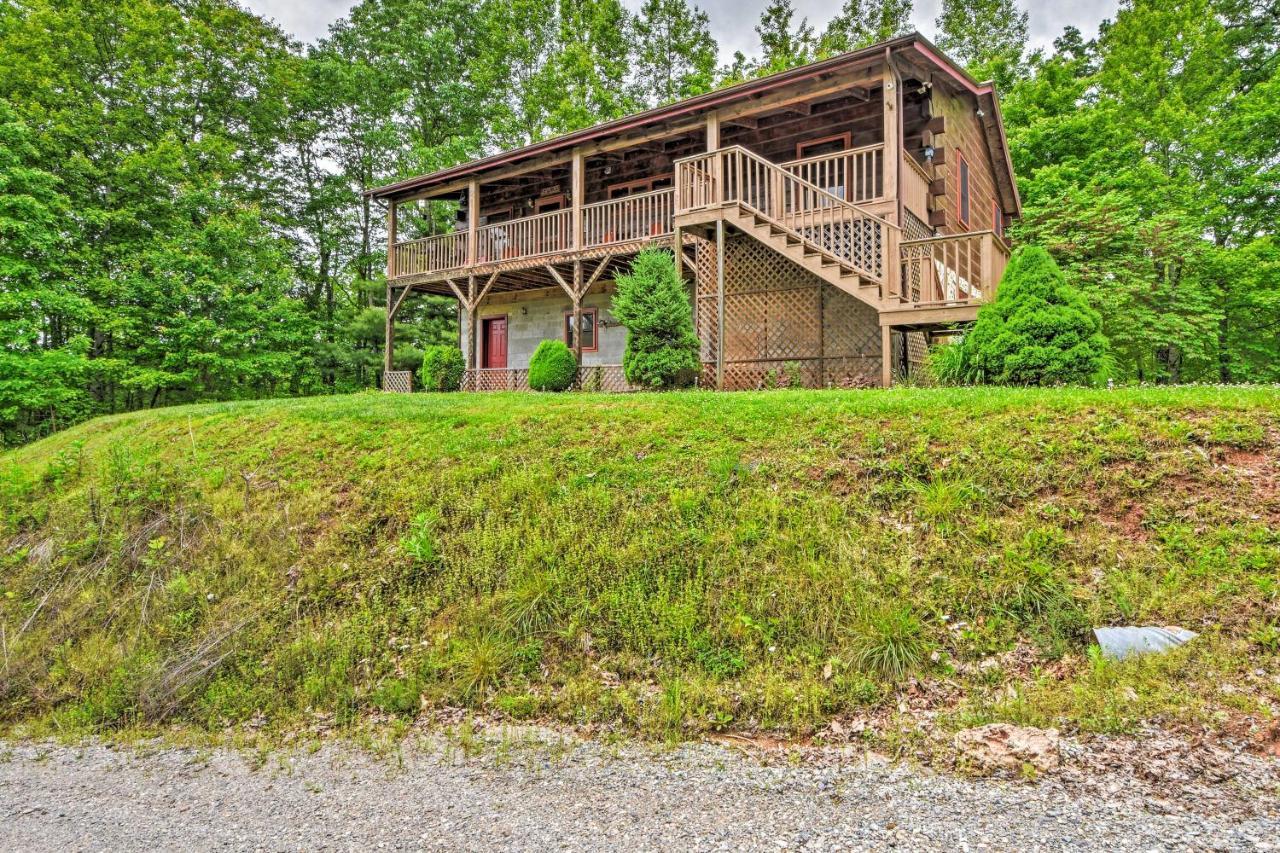 Bryson City Cabin With Hot Tub, Views And Pool Table! Buitenkant foto