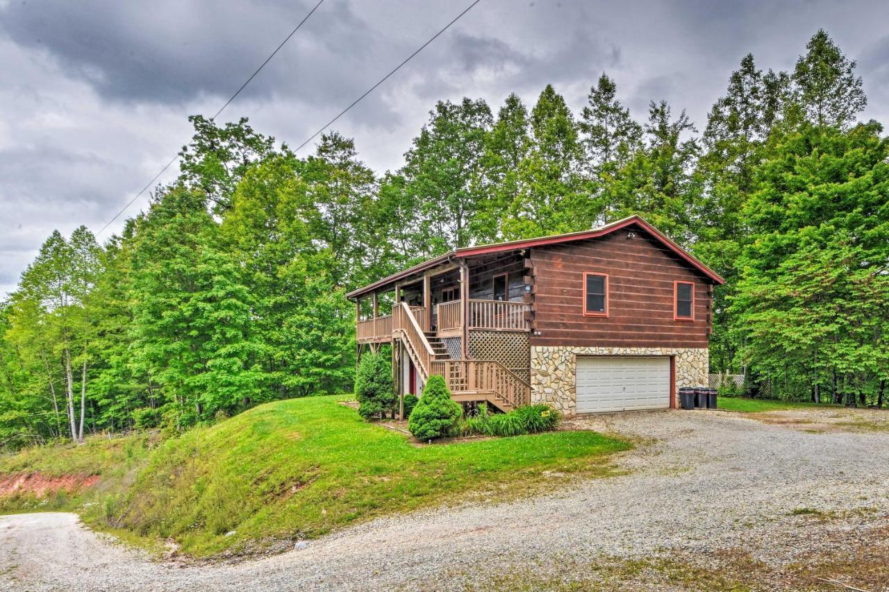 Bryson City Cabin With Hot Tub, Views And Pool Table! Buitenkant foto