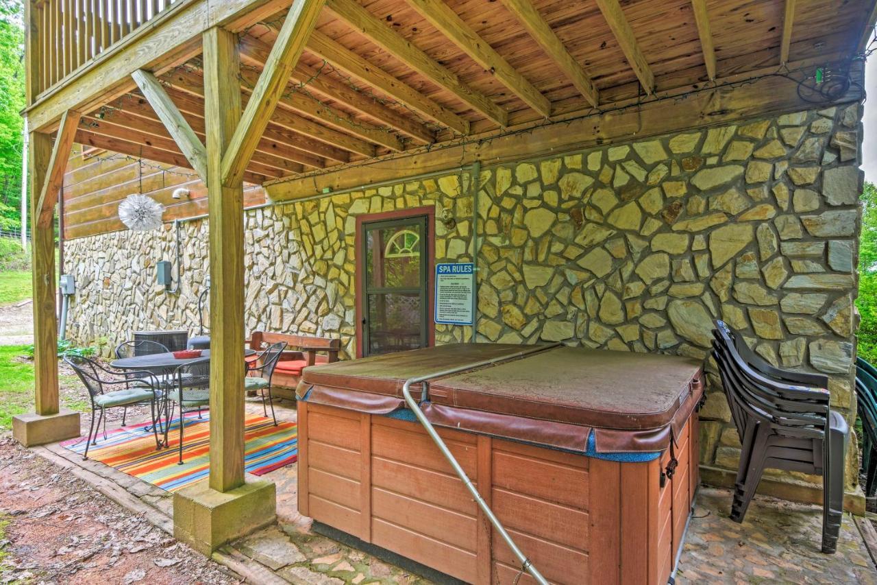 Bryson City Cabin With Hot Tub, Views And Pool Table! Buitenkant foto