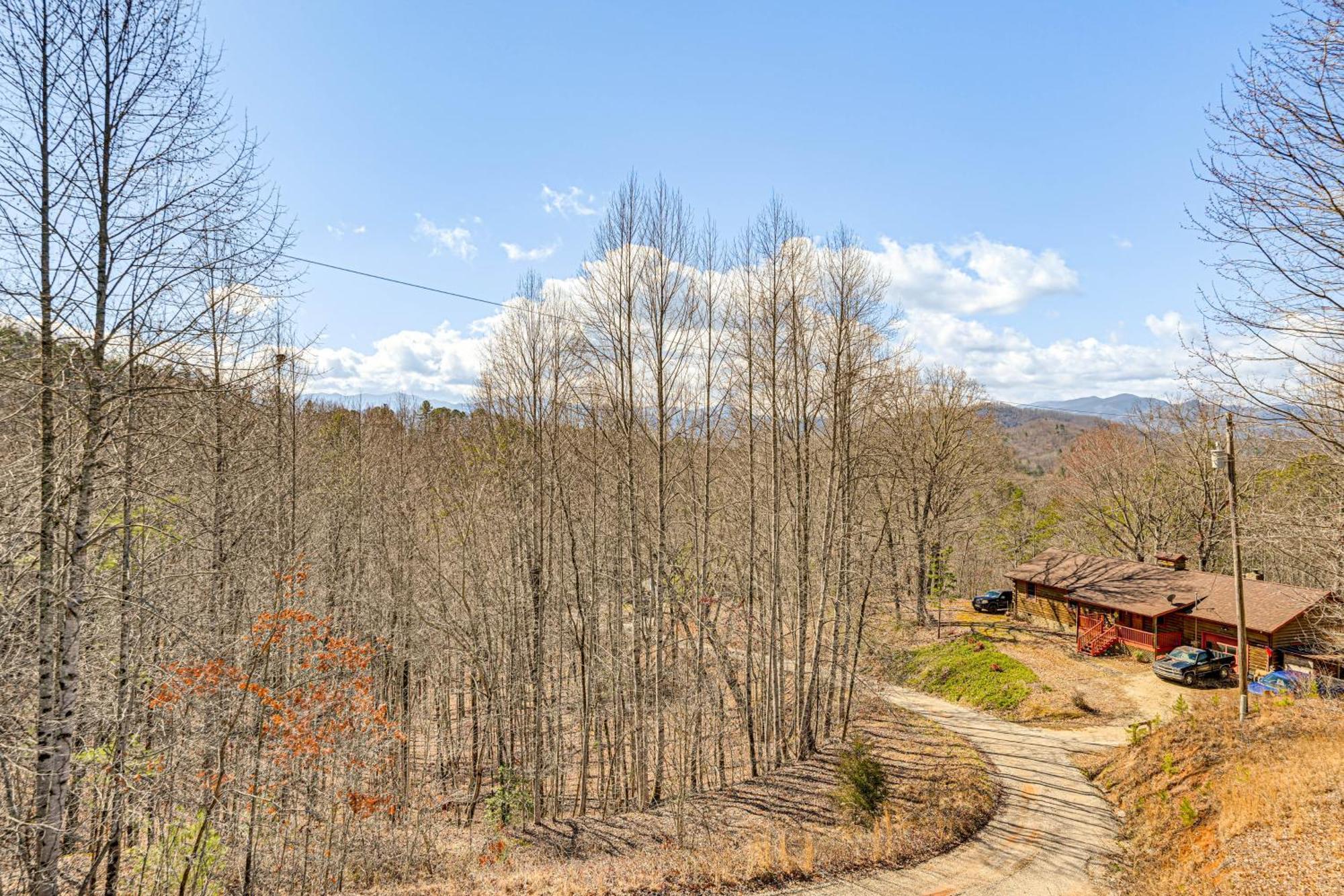 Bryson City Cabin With Hot Tub, Views And Pool Table! Buitenkant foto